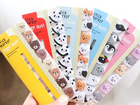 Wholesale Row Animal Paper Self-adhesive Sticky Notes Fashion