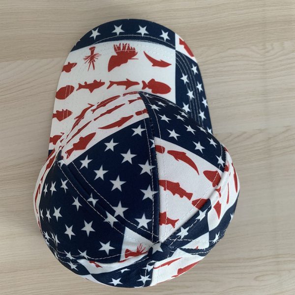 Wholesale American Flag Stars and Stripes Printed Baseball Cap Online Hot Sale