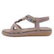 Wholesale of Women s Rhinestone Beach Flat Bottomed Rubber Sandals For Cheap