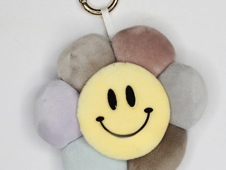 Wholesale 10PCS PACK Smiling Face Flower Plush Keychains Discount