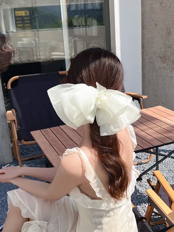 Wholesale Chiffon Gentle Butterfly Spring Hairpin Discount