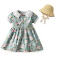 Wholesale Children s Cotton Countryside Style Floral Dresses Cheap