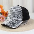 Wholesale Beaded Diamond Hollow Baseball Cap For Cheap