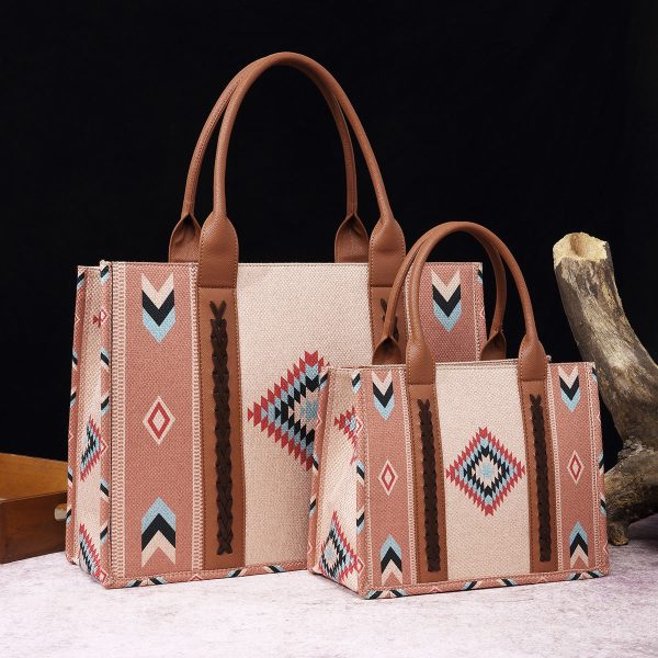 Wholesale Aztec Cotton and Hemp Printed Western Women s One Shoulder Handheld Crossbody Bag Online Hot Sale