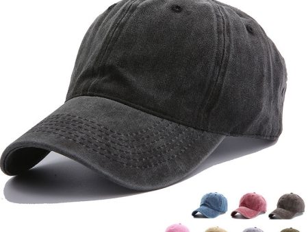 Wholesale Washed Old Soft Top Cotton Baseball Caps For Cheap