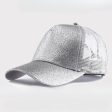 Wholesale Back Opening Fashion Sequined Mesh Ponytail Hat For Cheap