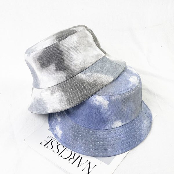 Wholesale Tie Dye Reversible Sun Visor Versatile Fisherman Hat For Sale