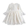 Wholesale Children s Short Sleeved Lace Polyester Dresses Supply