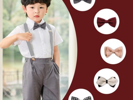 Wholesale of Children s Taped Performance Clothing with Bow Ties Sale