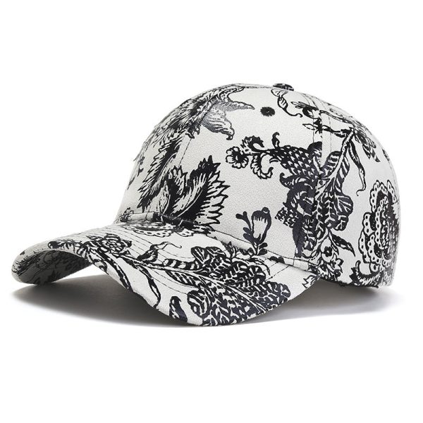 Wholesale Printed Cotton Baseball Caps For Discount