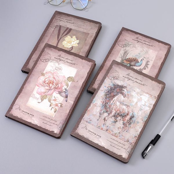 Wholesale Creative Ledger Color Page Illustration Notebook Sale