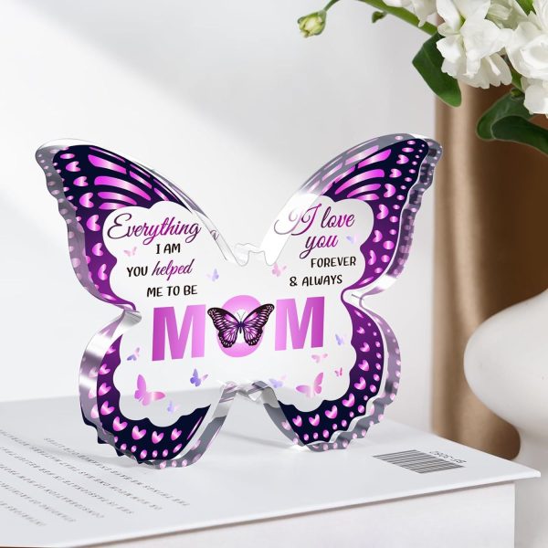 Wholesale Mother s Day Butterfly Acrylic Ornaments For Cheap