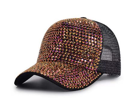 Wholesale 10PCS Rhinestone Breathable Baseball Caps Sale