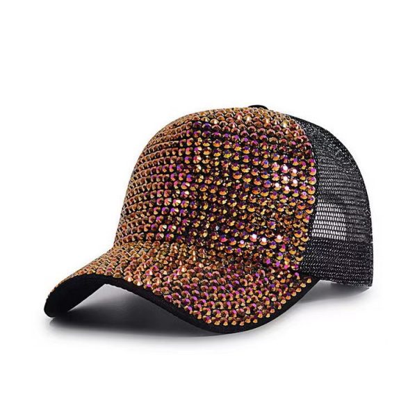 Wholesale 10PCS Rhinestone Breathable Baseball Caps Sale