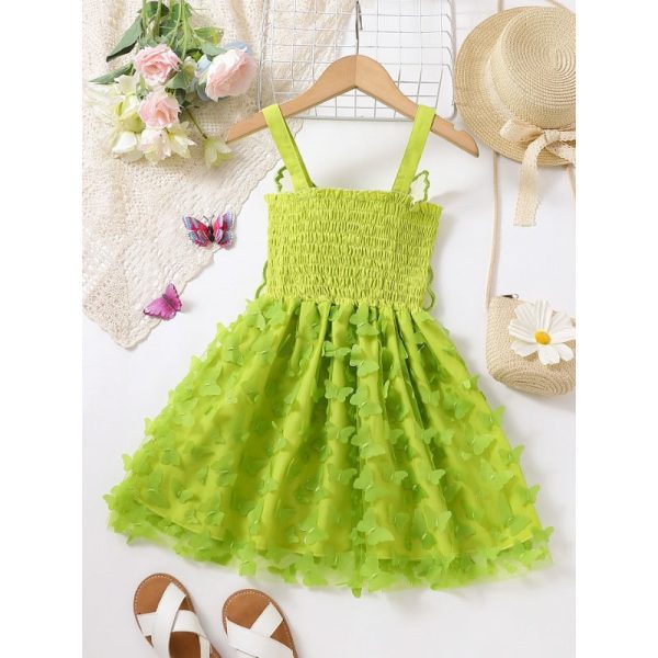 Wholesale Butterfly Mesh Polyester Princess Skirt Online Hot Sale