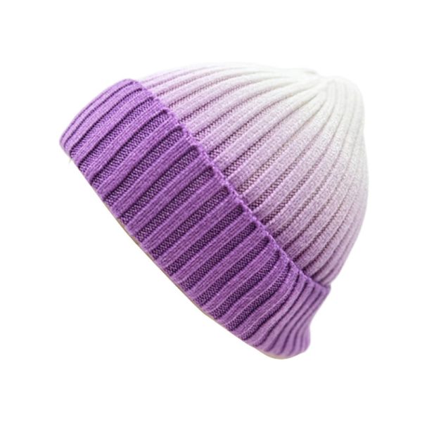 Wholesale Autumn and Winter Gradient Acrylic Wool Hats For Sale