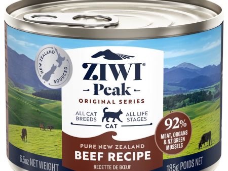 20% OFF: ZiwiPeak Beef Grain-Free Canned Cat Food 185g Sale