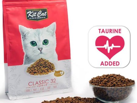 FREE TREATS: Kit Cat Classic 32 Dry Cat Food Discount