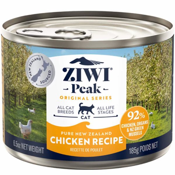 20% OFF: ZiwiPeak Chicken Grain-Free Canned Cat Food 185g Online Hot Sale