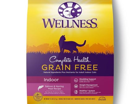 20% OFF: Wellness Complete Health Grain Free Indoor Salmon & Herring Adult Dry Cat Food 11.5lb Discount