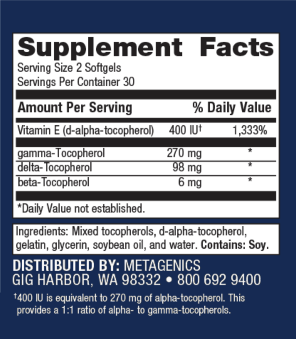 E Complex-1:1, 60 softgels Supply